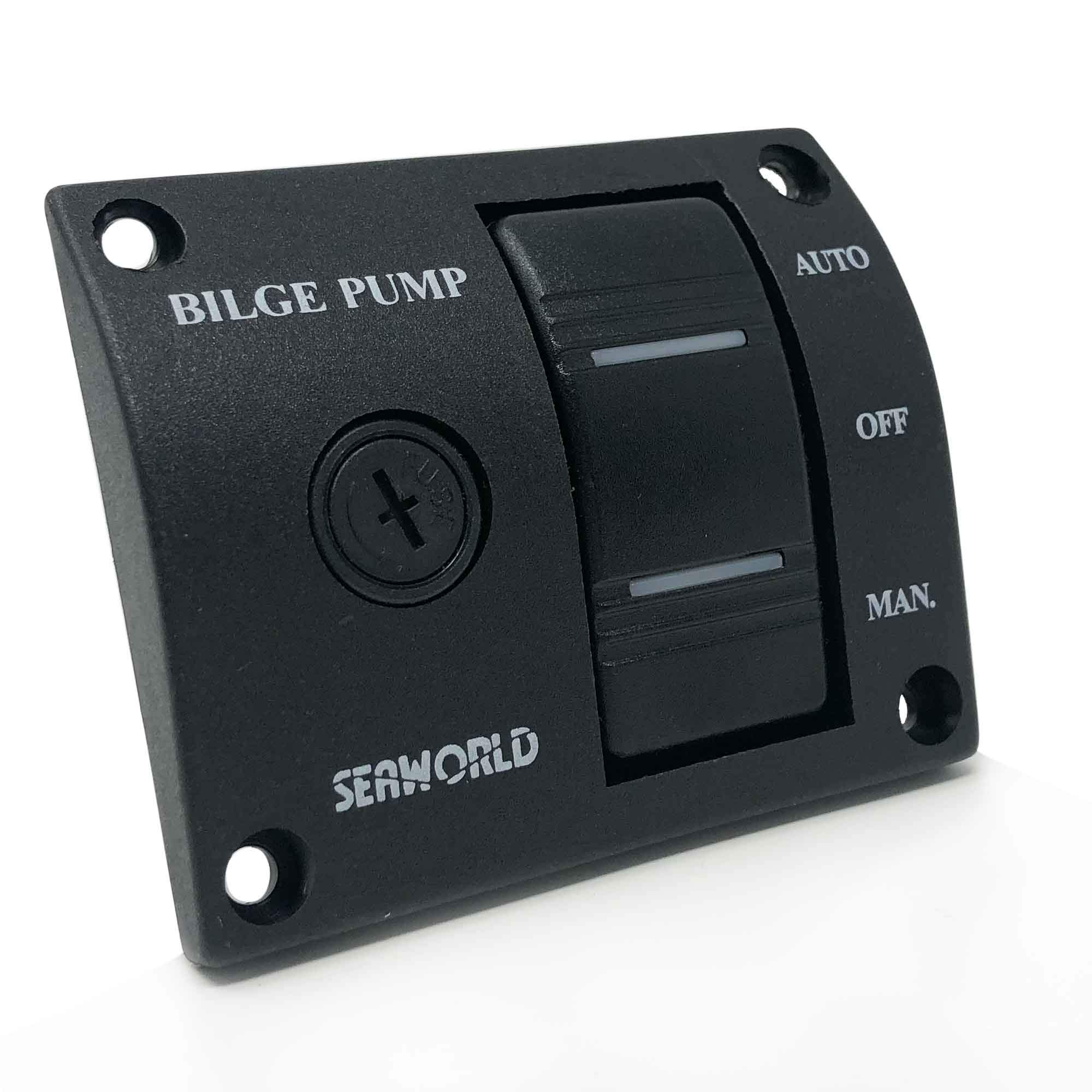 Buy Five Oceans 12 Volts ThreeWay Rocker Panel Bilge Pump Switch with