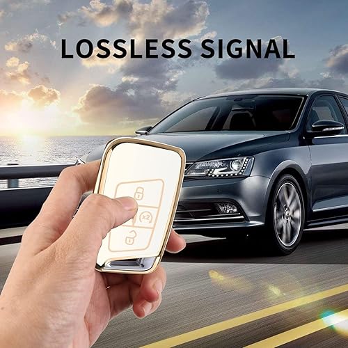 Miniatura 7 de MILD EAST Funda para llavero Volkswagen con llavero carcasa para llave Atlas Golf Alltrack Atlas Jetta Passat Arteon Tiguan