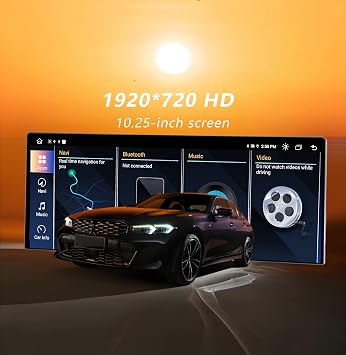 1920x720 HD Android Auto Touchscreen for BMW 1/2/3/4 Series BMW F20 F21 F22 NBT Wired and Wireless Apple CarPlay Retrofit Auto Mirror Link Stereo Radio Accessories (2012-2018)