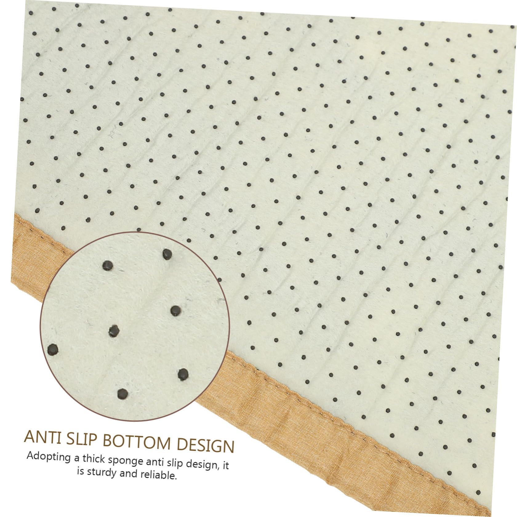 Homoyoyo Tapis Tatami Rectangulaire en Bambou et Coton Lin 50x150 Cm