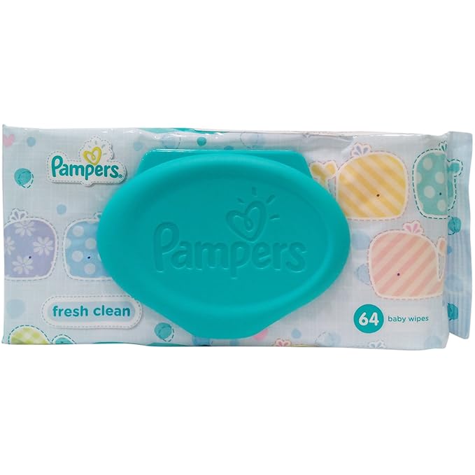 Pampers Fresh Clean Baby Wipes (64 Count)