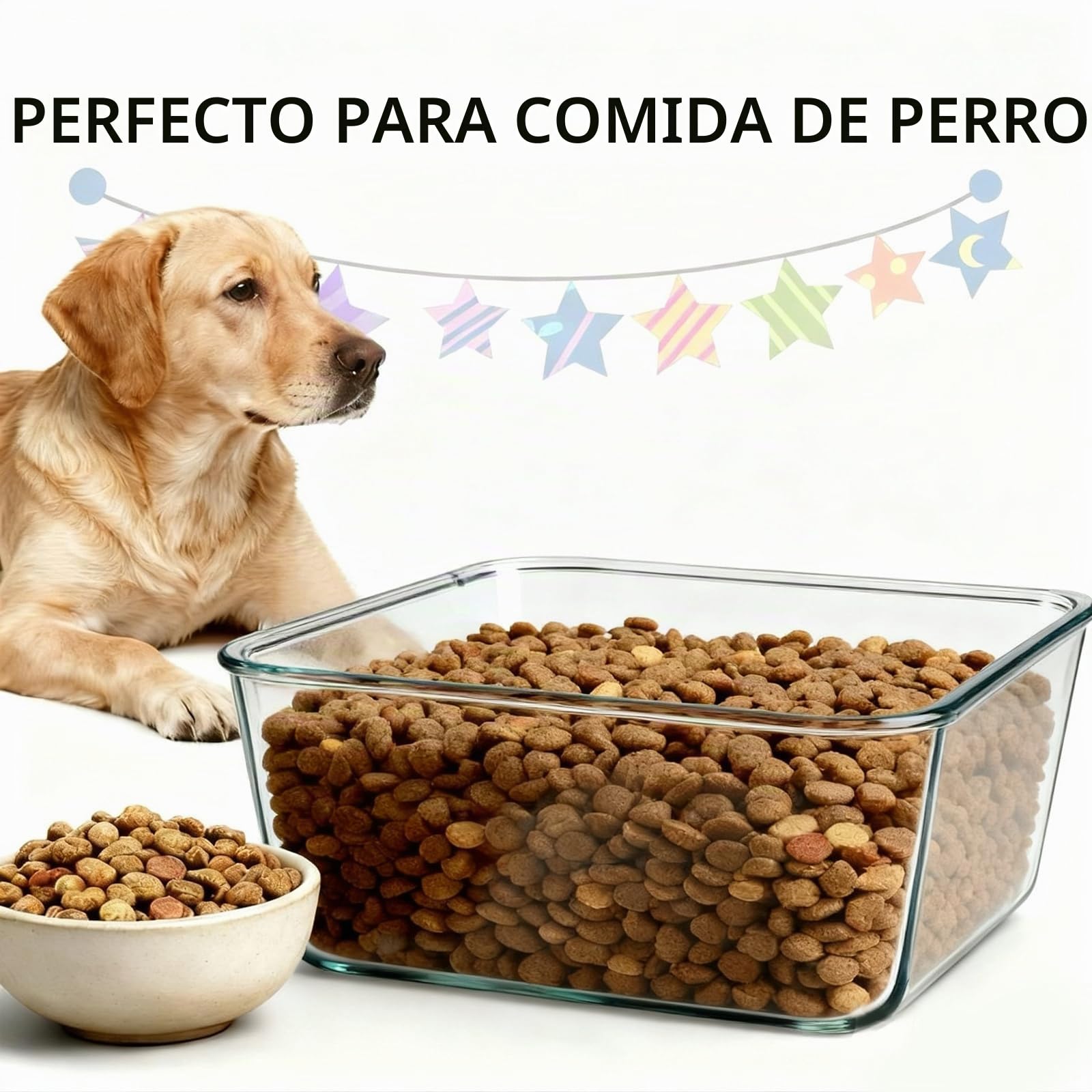 Recipientes grandes de almacenamiento de vidrio con tapas, recipientes grandes para alimentos de adobo para asador, preparación de comidas de pollo, pavo y sandía, recipiente de almacenamiento extra
