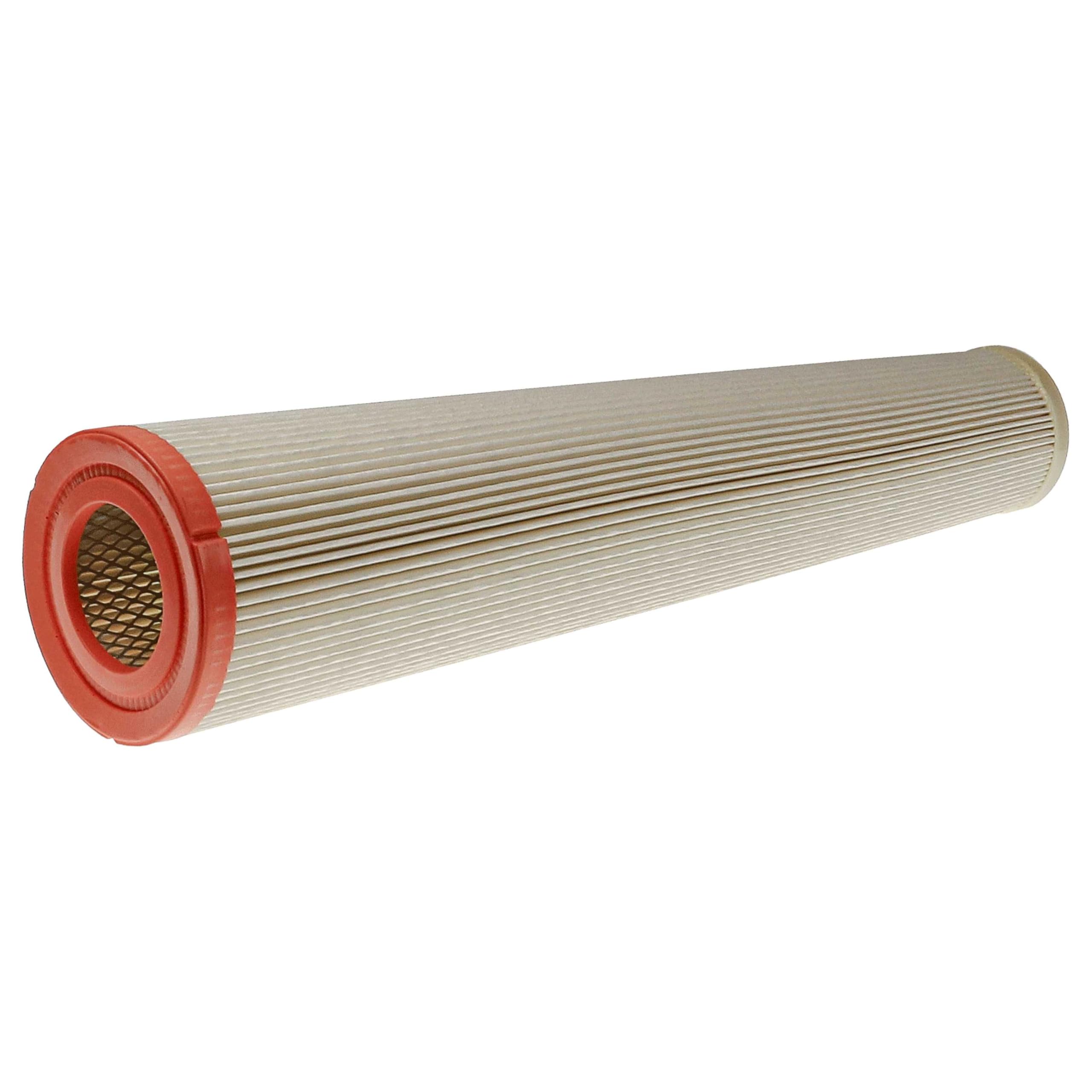 vhbw 2x Filtro reemplaza Dustcontrol 42024 para aspiradora - filtro Hepa naranja blanco
