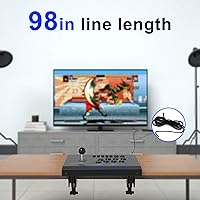 Vista 8 de Fight Sticks PC,Arcade PC Joysticks Fight Stick Street Fighter Video Game Controller Fighting Joystick for PC, Nintendo Switch, NEOGEO Mini, NeoGeo