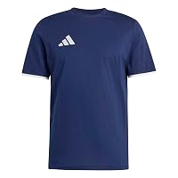 adidas Uomo Entrada26 Shirt, Team Navy Blue 2/White