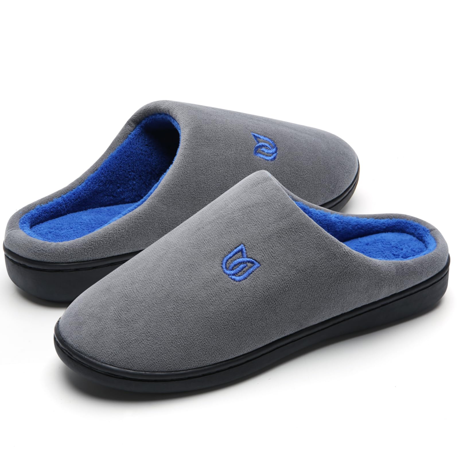 WateLves Pantofole Uomo Unisex Donna Antiscivolo Scarpe Inverno Peluche Morbido Ciabatte in Memory Foam