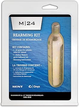 Onyx C02 Manual PFD-Rearming Kit, Metal Cartridge, 24 gram