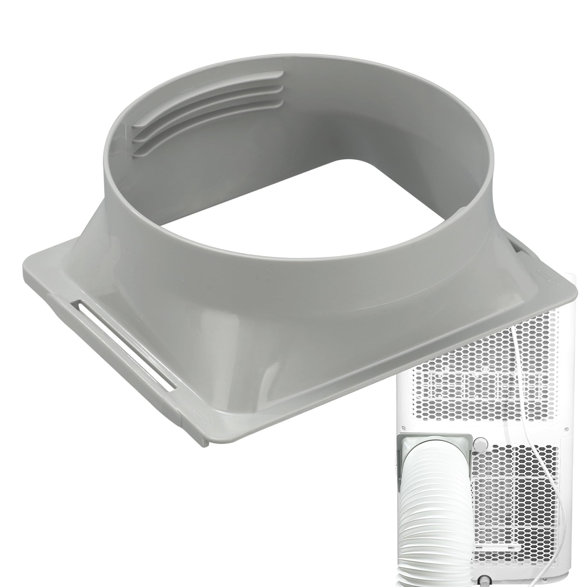 Portable Air Conditioner Exhaust Hose Coupler 5.9 Inch AC Exhaust Hose Window Adapter AC Hose Extension Connector Air Conditioner Unit Tube Connector