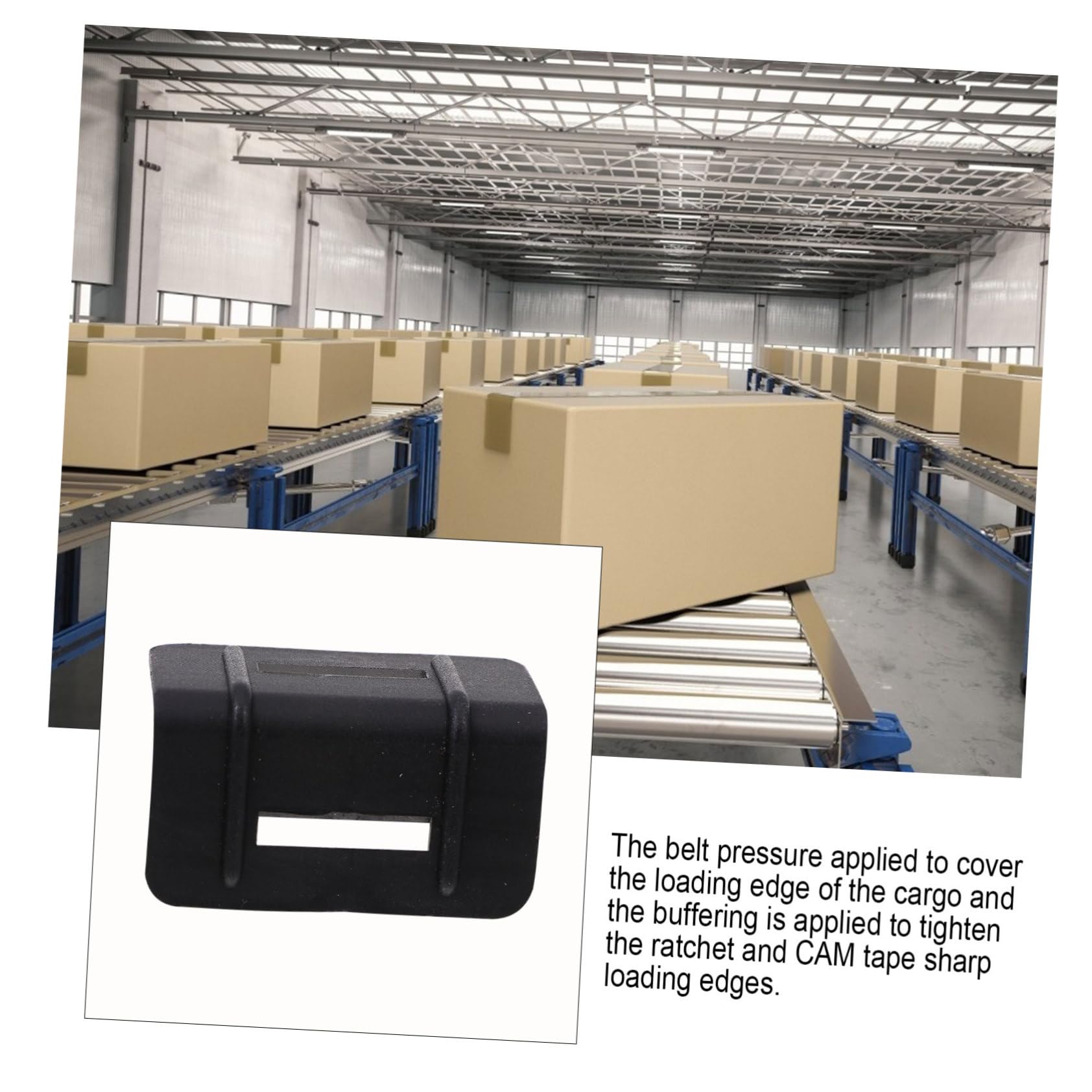 BELLIFFY Corner Loading Strap 100 Pcs Pallet Corner Protector Pack Edge Protectors