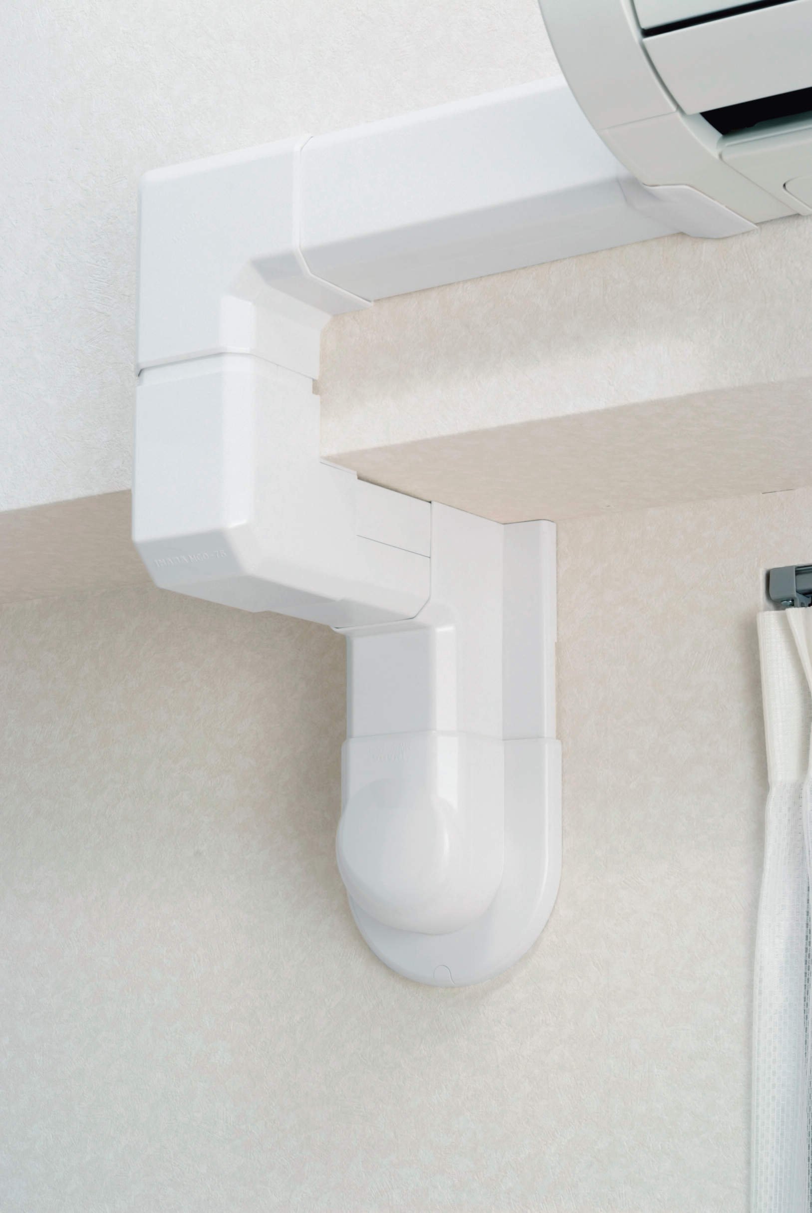 Amazon.co.jp: 因幡電工 配管化粧カバー はりや壁際などの配管 MD