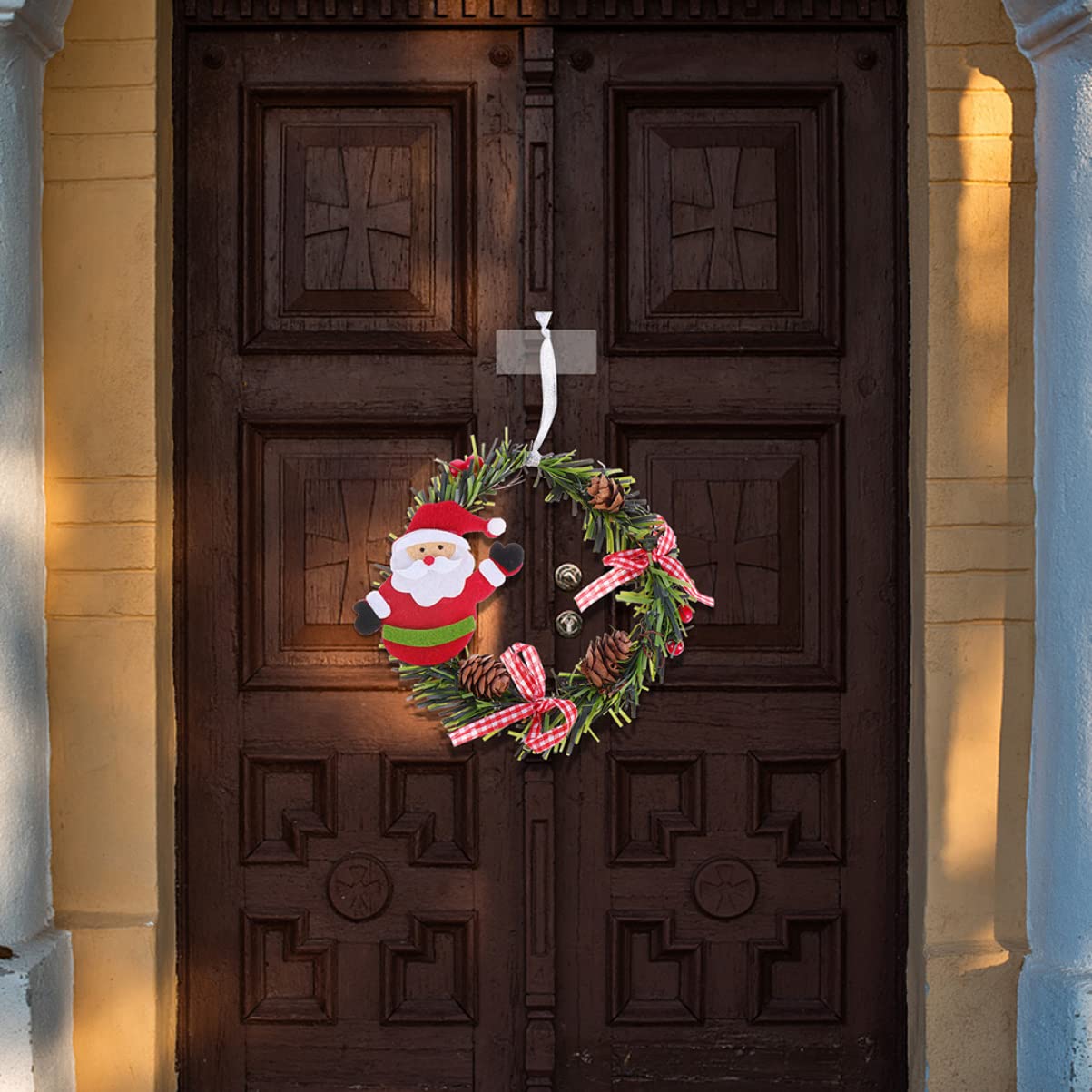 Zerodeko 12piezas Adornos Colgantes De Navidad Decoraciones De Festival para Puerta Muñeco De y Pingüino Colgantes para y