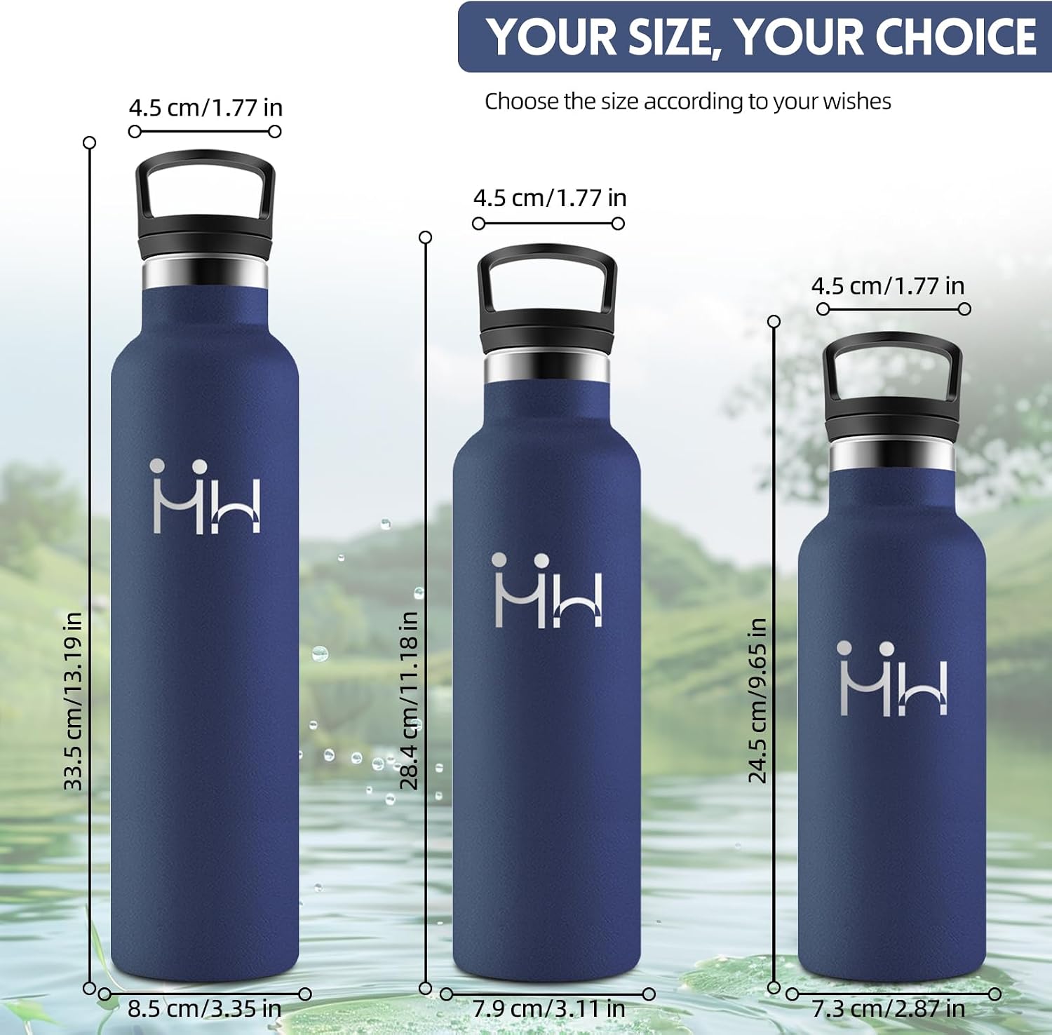 HoneyHolly Thermos Flask, 500 ml, BPA-Free, Stainless Steel, Leak-Proof Insulated Flask, Double-Walled, Water Bottle, Stainless Steel, Thermos Flask, with Straw, Suitable for Carbonated Drinking image 5