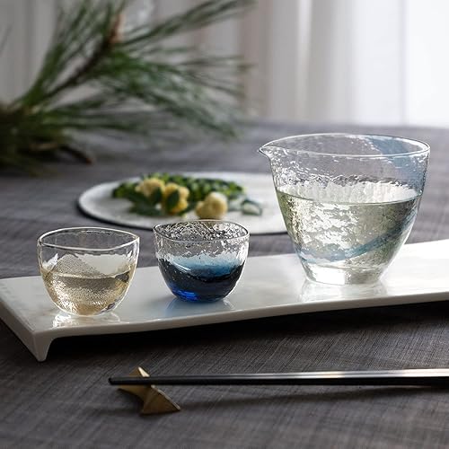 Miniatura 4 de Toyo Sasaki Glass 10797 Japanese Sake, Shochu Glass, Edo Glass, Yachiyo Kiln, Gold, 2.0 fl oz (65 ml)