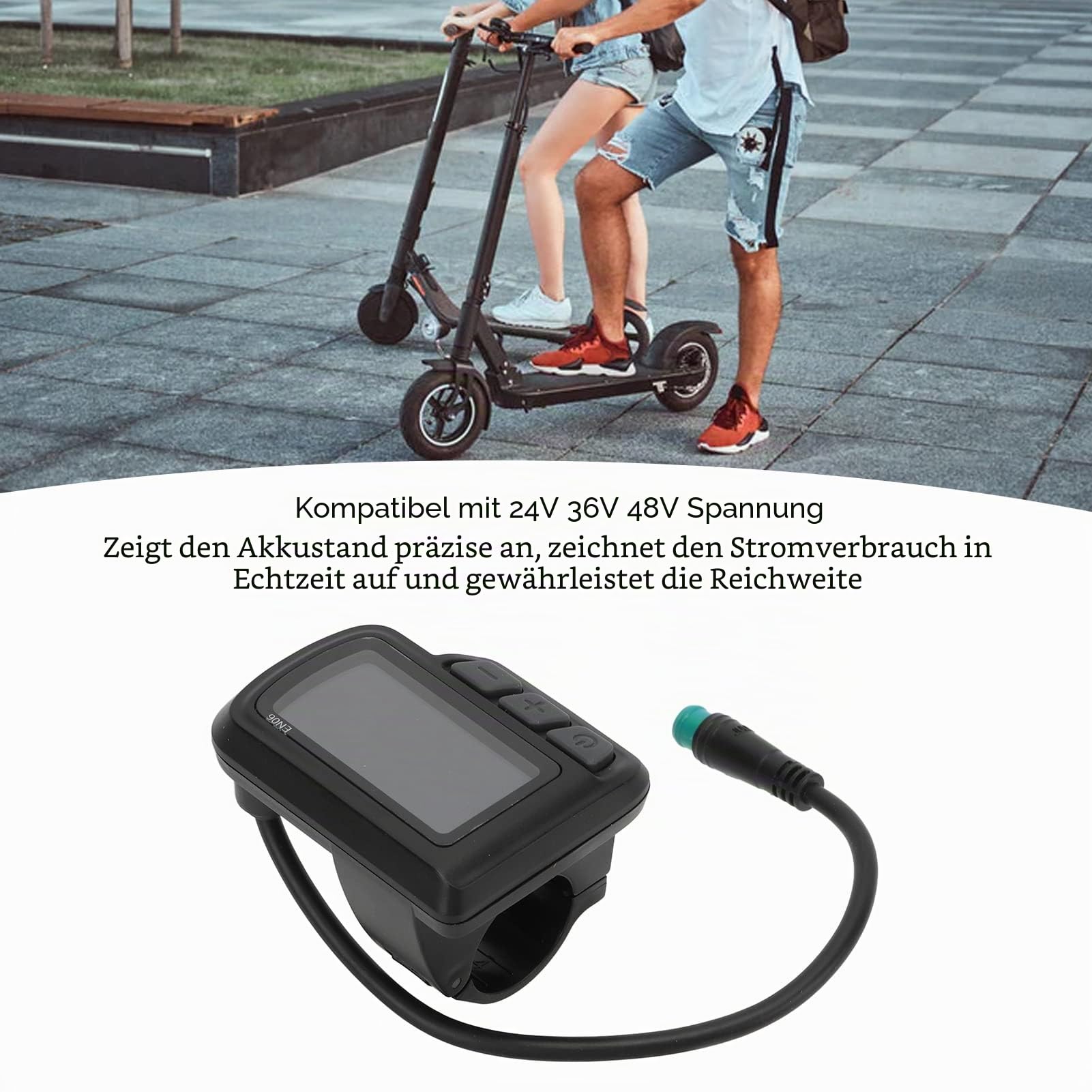 Ausla Ananda D13 Display elektrisches en06display Fahrrad lcddisplay messgerät Mountainbike Roller wasserdichter steckeruniersal Display ebikedisplay e Bike