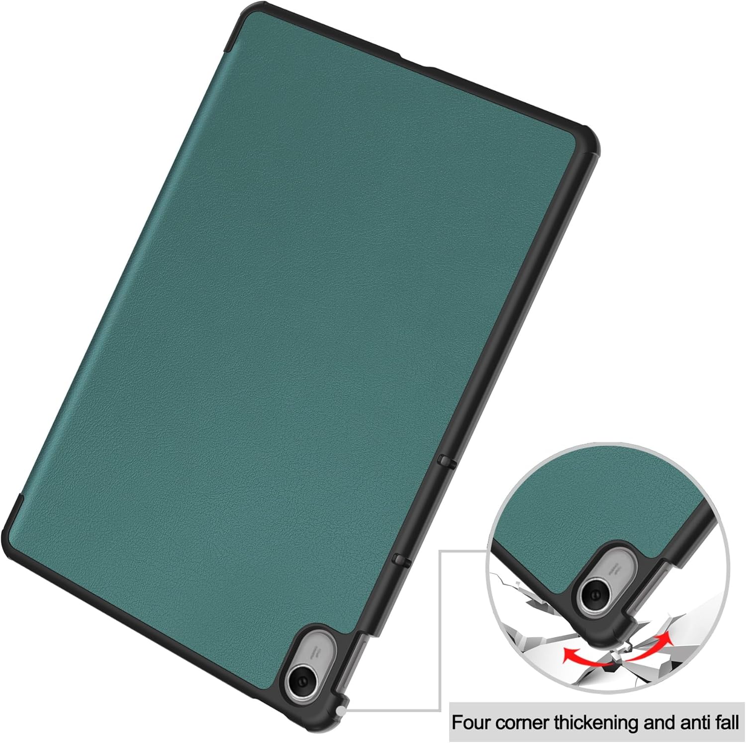 Protective Tablet PC Case Compatible With Huawei MatePad 11.5 Case 11.5inch 2023 Tri-Fold Smart Tablet Case,Hard PC Back Shell Slim Case Multi- Viewing Angles Stand Hard Shell Folio Case Cover with Au