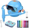 Drawing Robot, Interactive Learning Toys with 150 Learning Cards & 17 Colorful Pens, Voice Interactive Educational Smart Art Painting Machine, for Kids Boys Girls Birthday Party Traveling