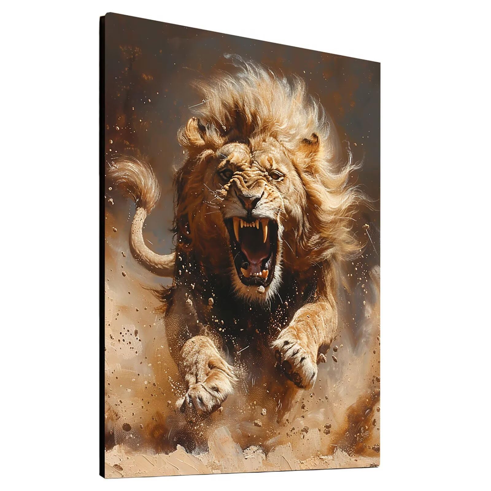 DIY diamentowy obraz lew 80 x 110 cm pełne wiertło diamentowe malowanie dorośli dzieci haft krzyżykowy malowanie według numeru zestaw zwierzę diamentowe zestawy artystyczne, do dekoracji ścian i model