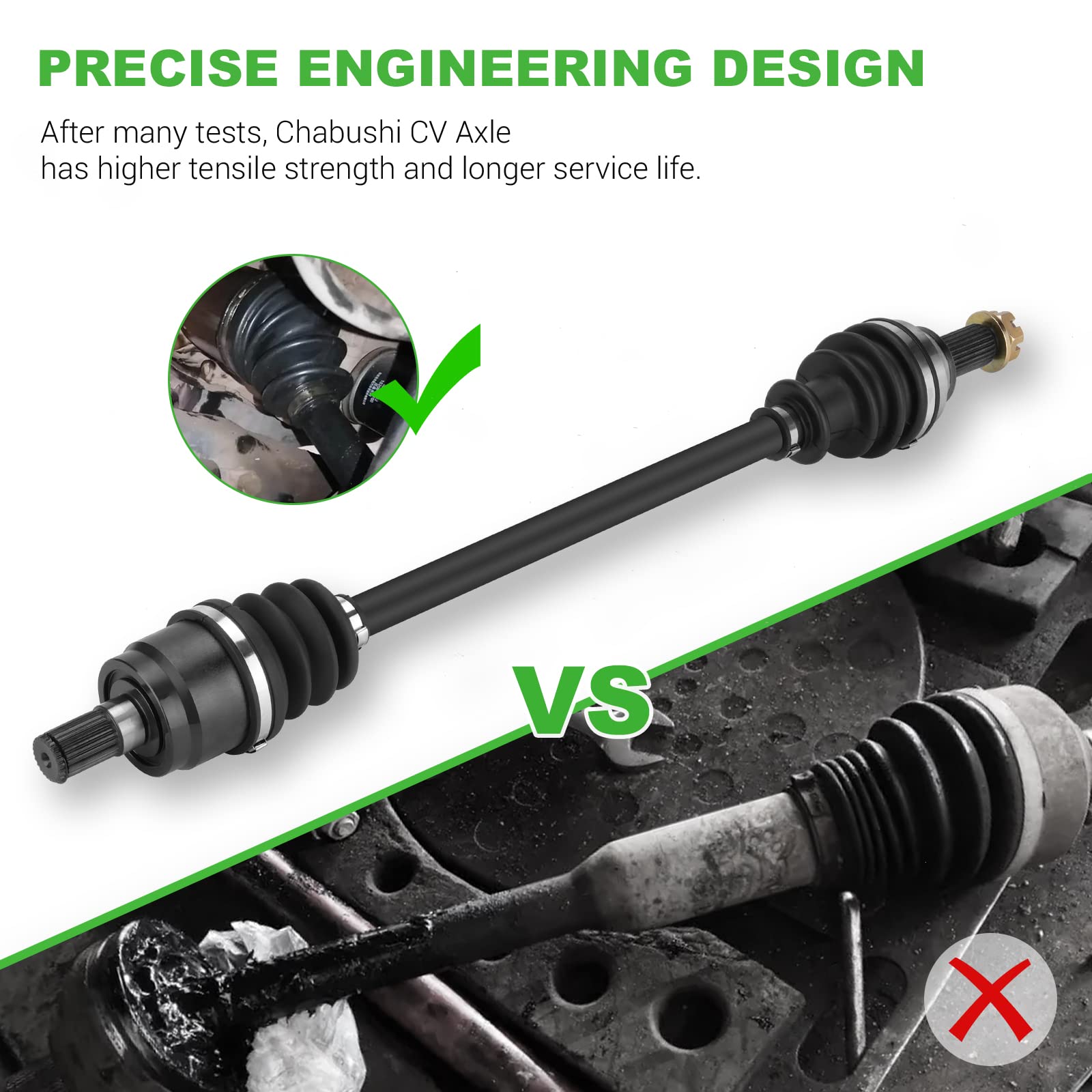 Rear CV Axle Shaft For Honda Pioneer 700 / 700-4 (2014-2021) - Left & Right 42220-HL3-A01 Fit