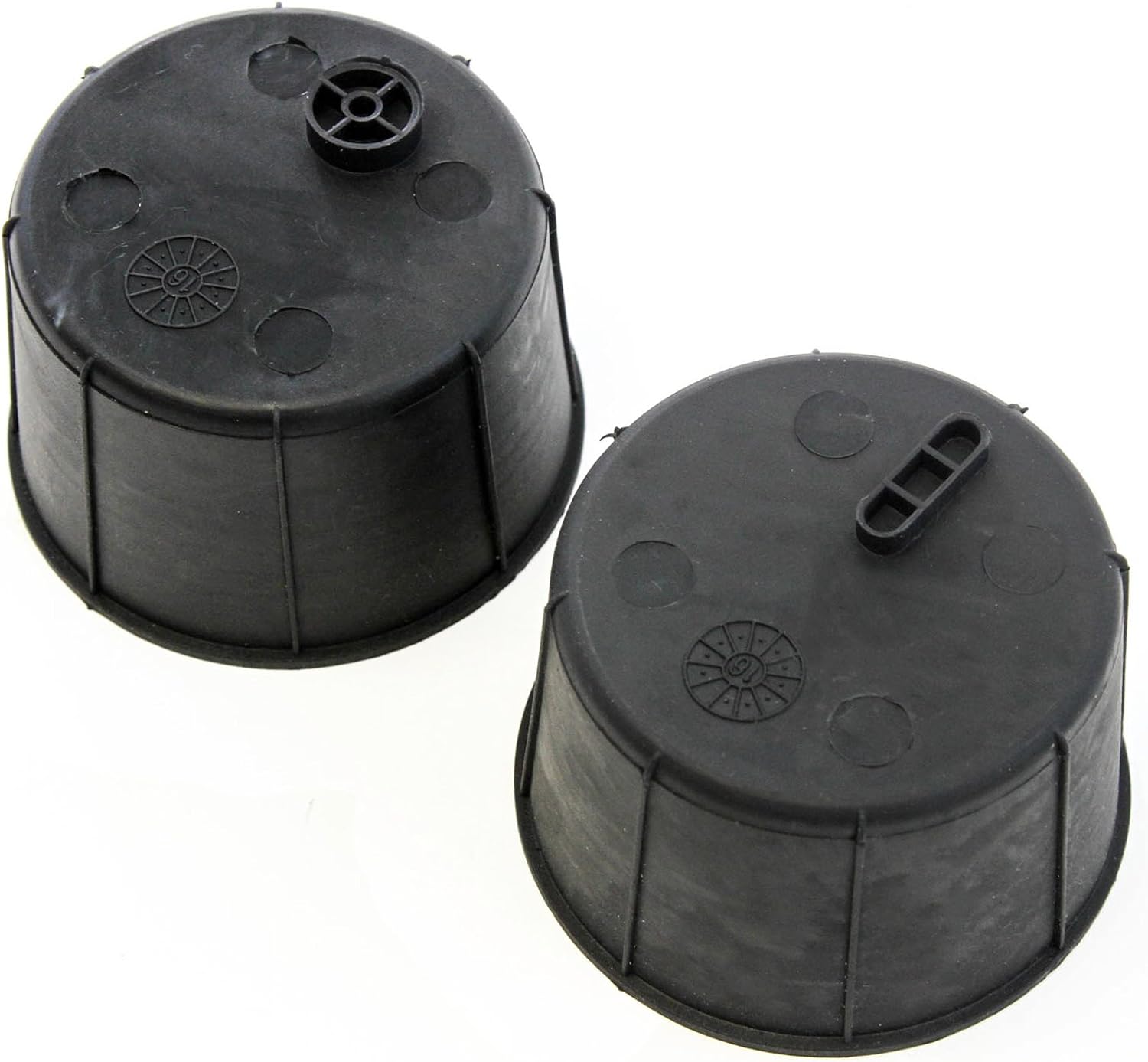 Red Hound Auto 2 Rear Center Console Cup Holder Insert 2009-14 Compatible with Ford F150 Rubber Left Right Liners