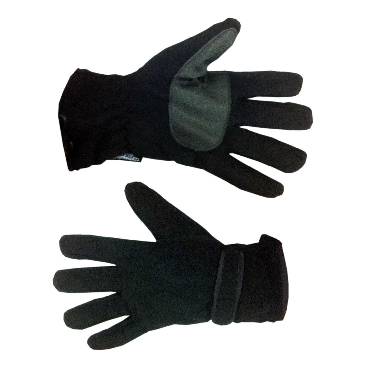Rjm Men's Black Thinsulate 40 Gram Winter Gloves, Medium/Large