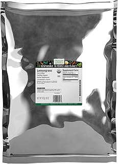 Frontier Co-op Organic Dried Lemongrass, Cut and Sifted, Bulk Bag - 100%...