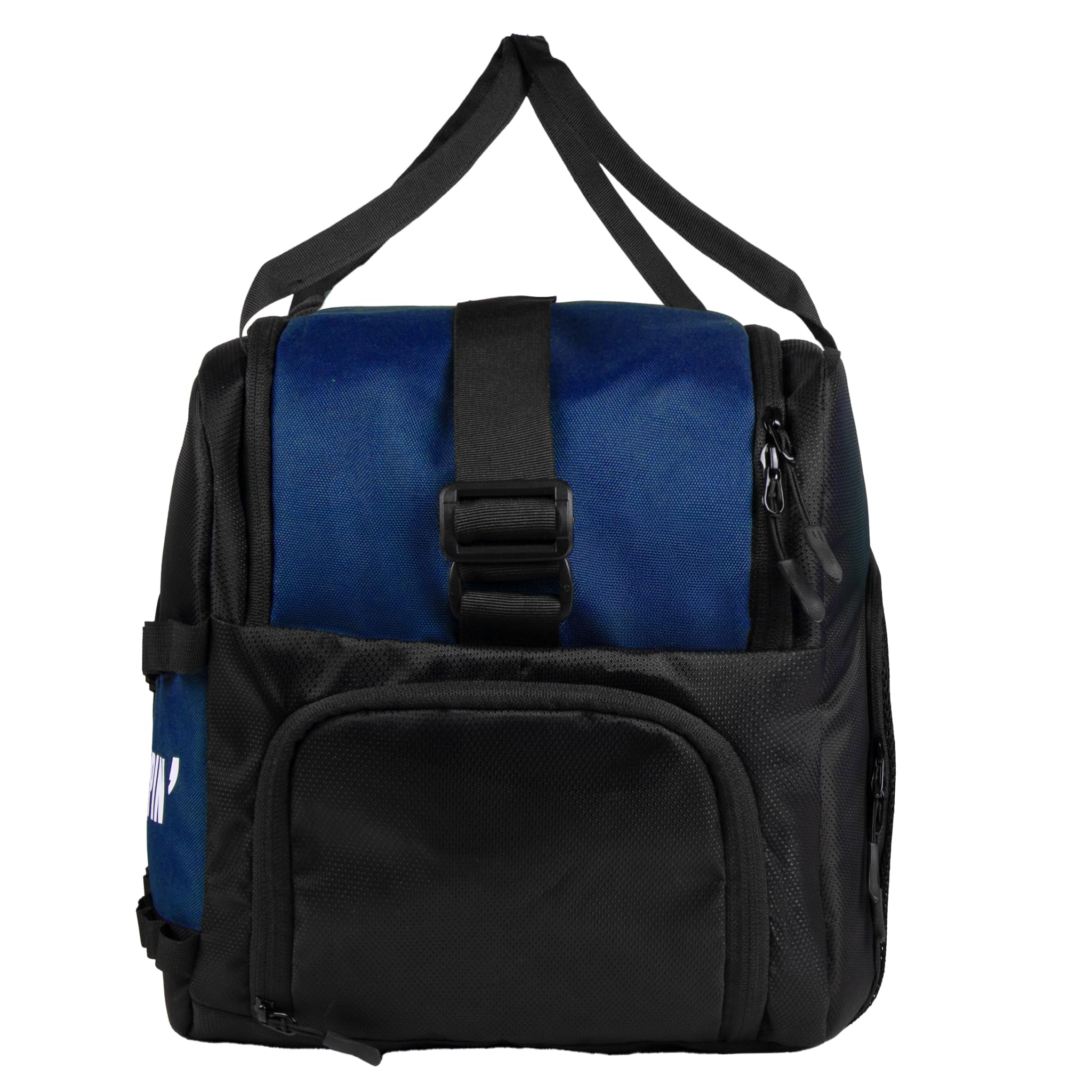 WHACKK Arnold Gym Bag Blue Black | Sports Duffle Bag with Shoe Compartment & Adjustable Strap | Lightweight Gym, Travel & Weekend Duffel for Men 2