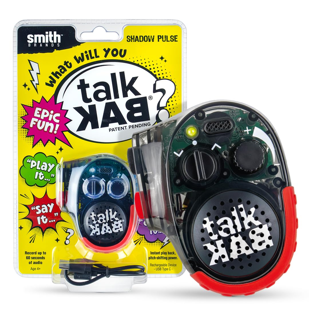 talkBAK Voice Recorder &amp; Changer with Playback &amp; Fun Voices - Shadow Pulse