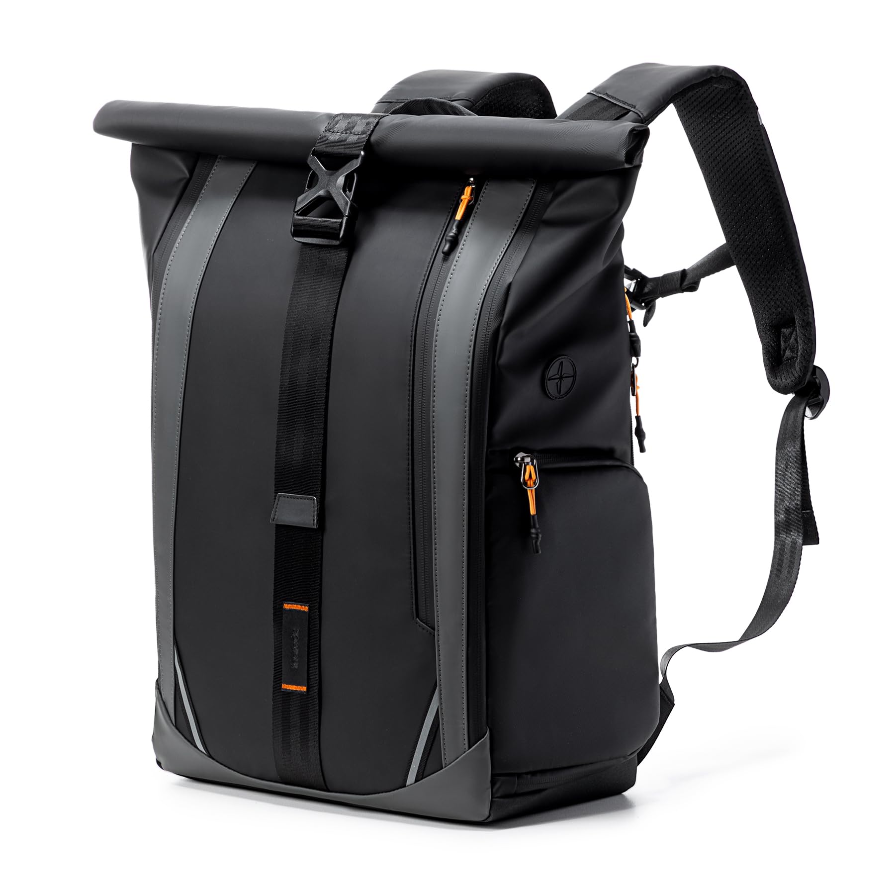 Inateck RollTop Laptop Backpack with 180° Opening Main Compartment and Waterproof Zip, 22L-26.8L Daypack for Work, Leisure, Business Travel, Weekend Travel and University