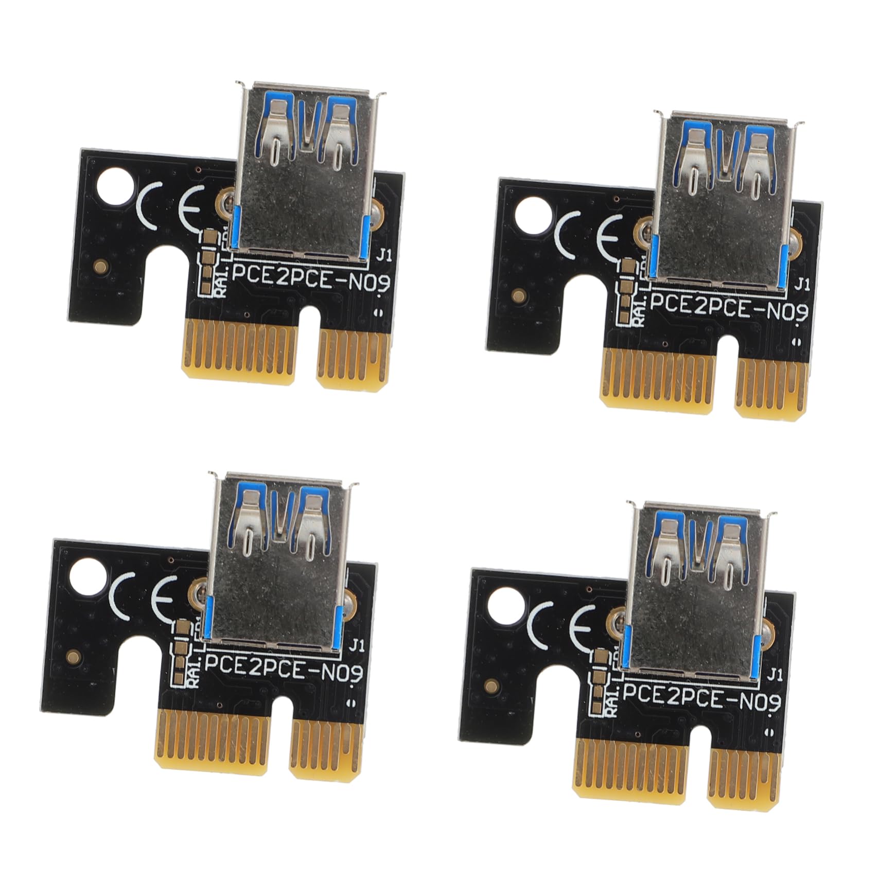 KICHOUSE Professional Pcie Adapter Card Pcie Expansion (Riser Cards Computer Accessory)