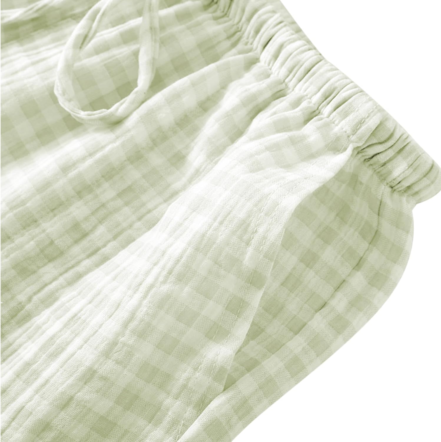 2 Pack Women's Cotton Pajama Bottoms Lightweight Sleep & Lounge Pants Plaid Sleepwear Long Pj Pants With Pocket - Image 3