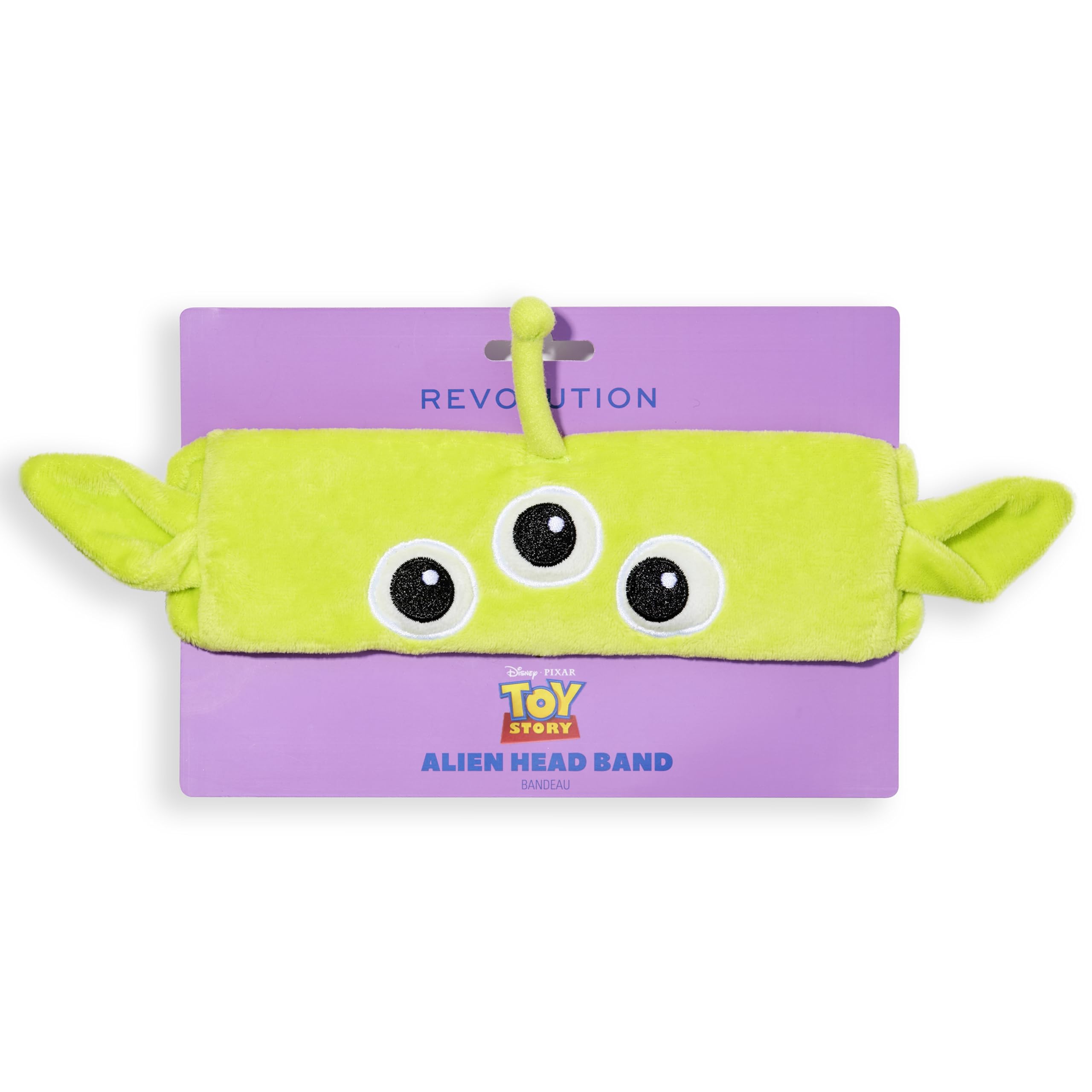 Revolution, Disney's Toy Story x Revolution Diadema Alien, Cinta para el Cuidado de la Piel y Lavado de Cara, Accesorio de Maquillaje