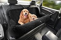 Vista 9 de Sephyroth Asiento de automóvil para perros pequeños/medianos, cama de automóvil para perros, asiento de seguridad de viaje lavable para mascotas