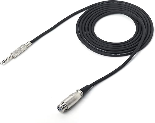 TIE Studio Mikrofonkabel Jack XLR female : Mikrofone