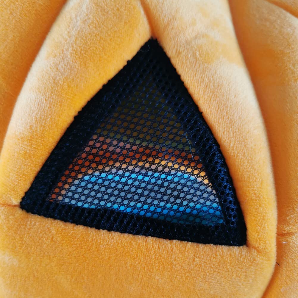Halloween Plüsch Kürbis Kopf Maske Maskottchen Kostüme Erwachsene Cartoon Kostüme Gelb