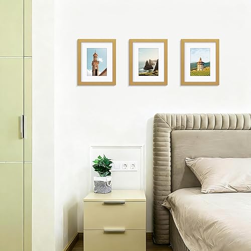 Miniatura 562 de Picrit - Juego de 12 portarretratos de 5 x 7 pulgadas para colgar en la pared o exhibir sobre una mesa, para fotos de 4 x 6 con paspartú o 5 x 7