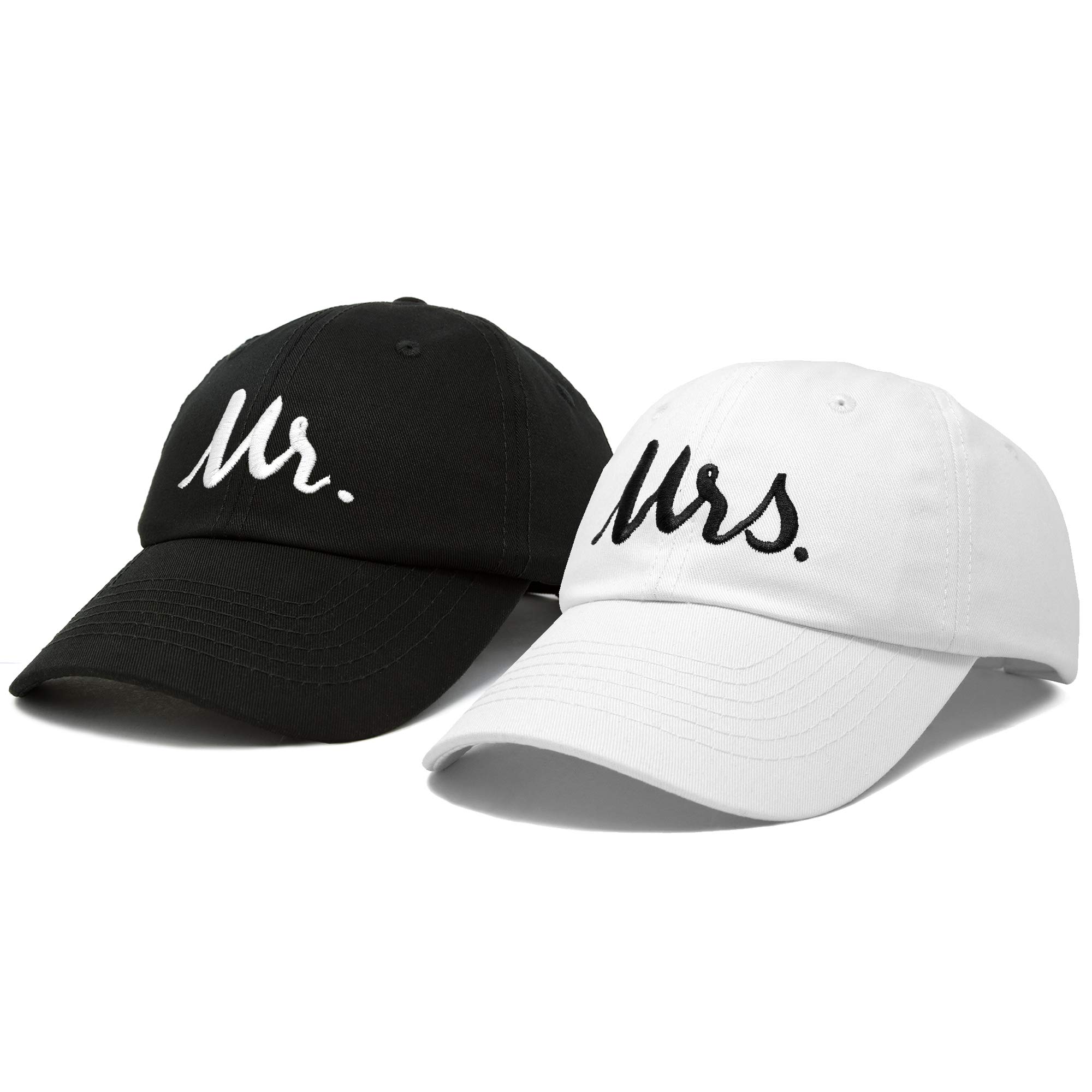 Dalix Mr And Mrs Baseball Cap Bride Groom Matching Hats