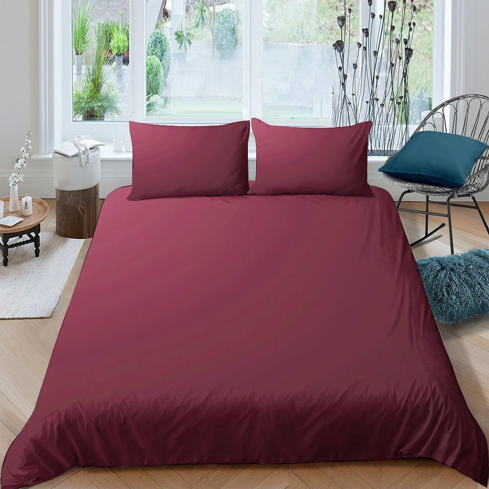 XFKLYNVCJ 3D Printed Gradient background Bedding Cover Durable Fabric Modern abstract Quilt Cover Soft Comfortable Easy Care for Student Dorm College Accommodation Daily Use Super king（260x220cm）
