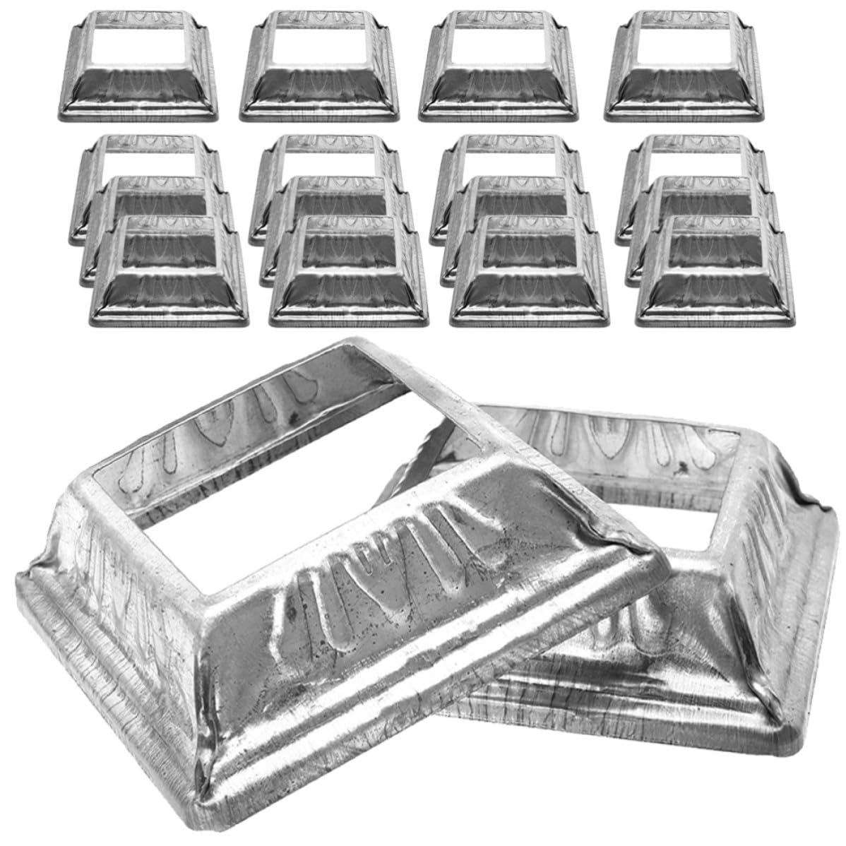 Cubierta de poste anticorrosión de hierro galvanizado 40x40 para terrazas resistentes 8