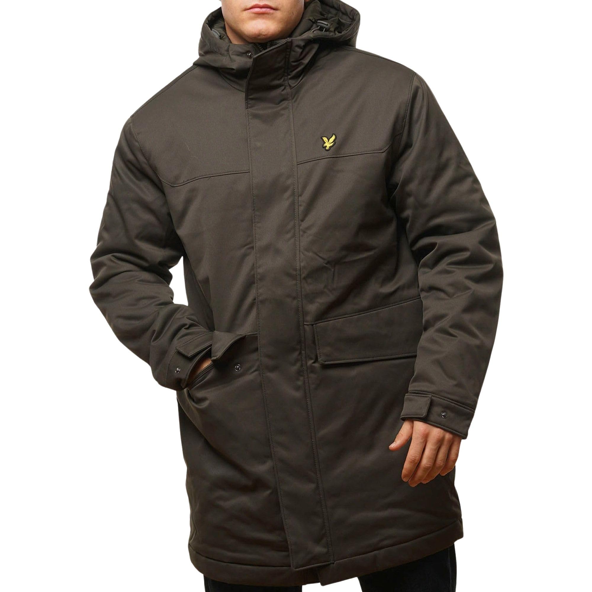 Lyle And Scott Men's Brown Padded Parka  38/Regular M