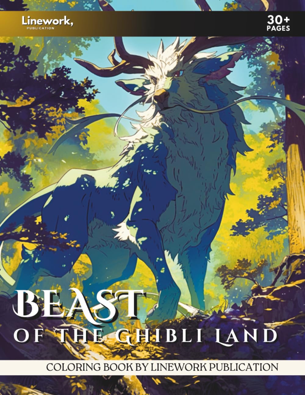 Beast of the Ghilbi Land Coloring Book for Adult: 30+ Coloring Page of Majestic Creatures and Enchanting Scenes to Ignite Your Imagination (An ... Ghibli Inspired Coloring Book Collection)