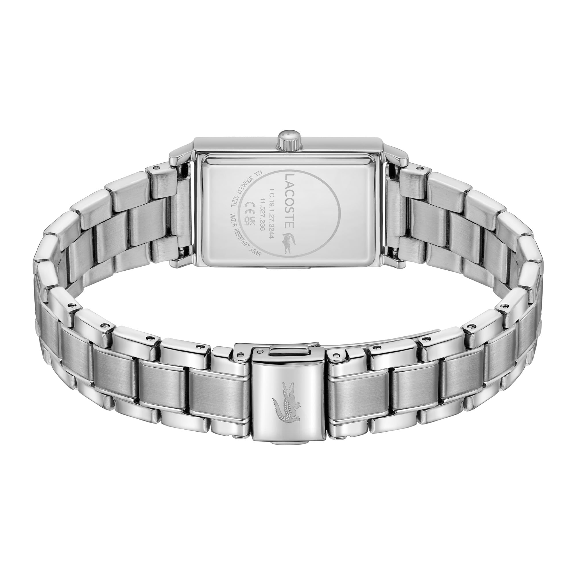 Lacoste Reloj analógico para Mujer Catherine con Brazalete de Acero Inoxidable