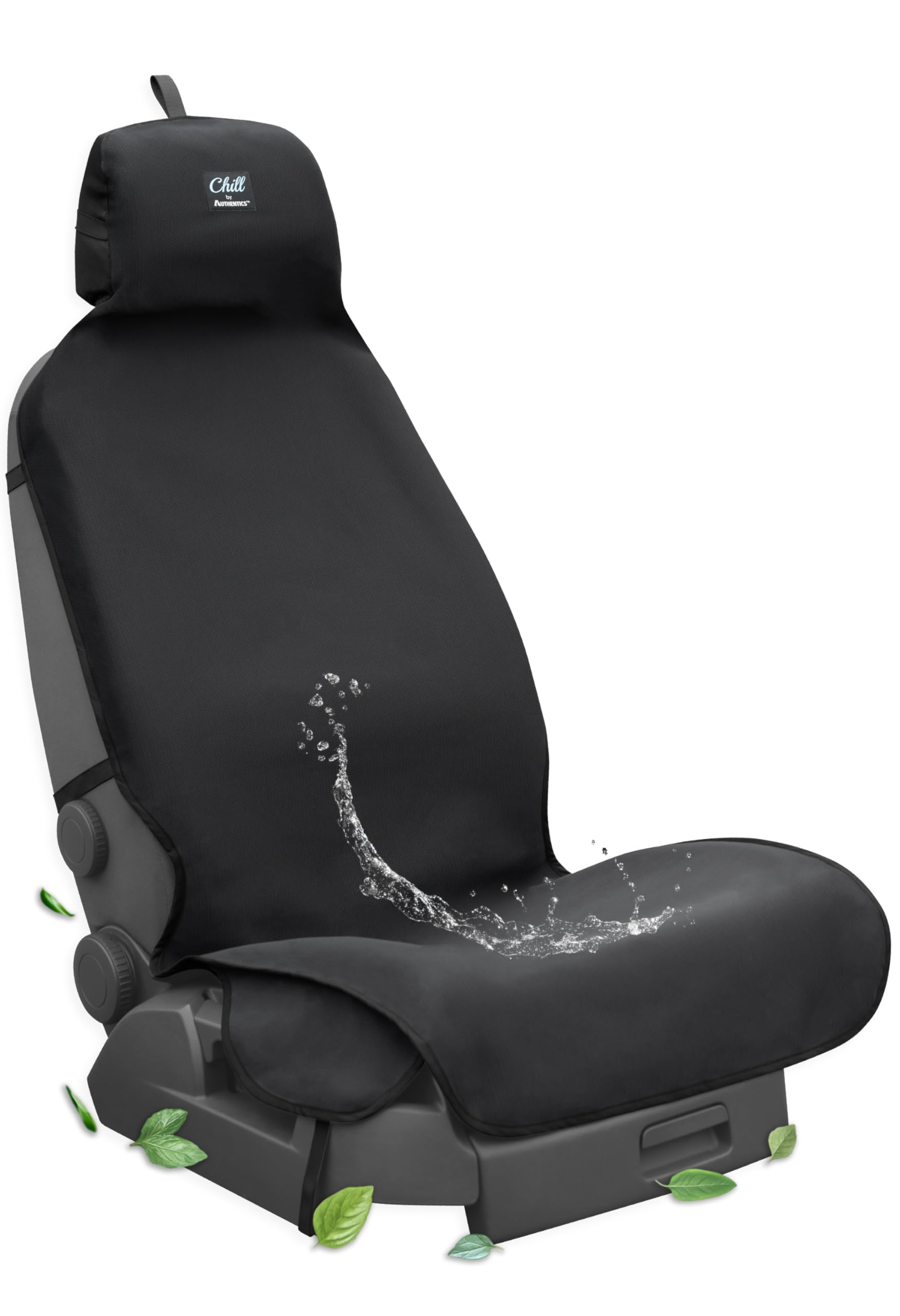 Chill Waterproof & Odor-Resistant Car Seat Cover - Washable Sweat Protector for Workout, Gym, Running, for Active Lifestyle