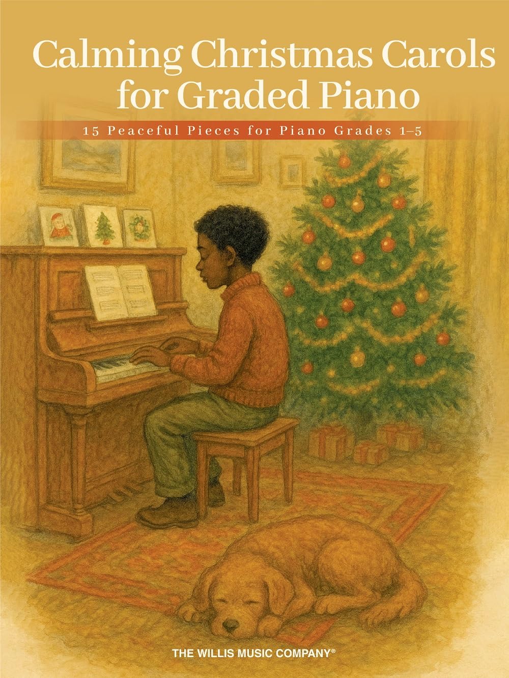 Calming Christmas Carols for Graded Piano.