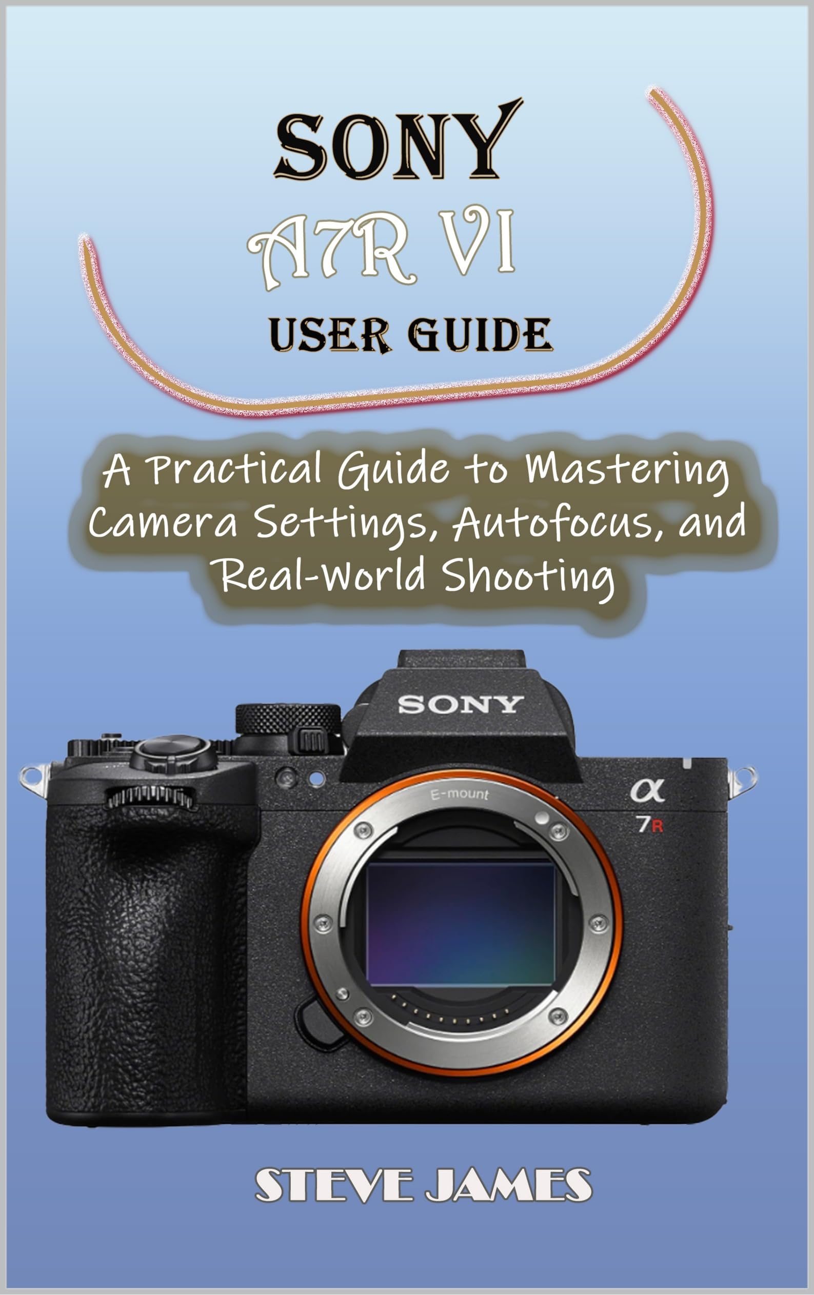 Guide Sony A7R VI en anglais : manuel pratique complet pour maîtriser les réglages