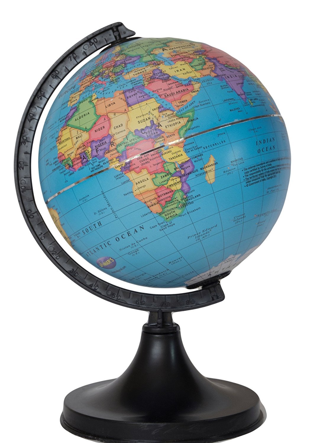 Toyztrend Educational Globe 505 for Kids (4)(DIAMETER-12.7 cm, CIRCUMFERENCE-47 cm) - Image 6 thumbnail