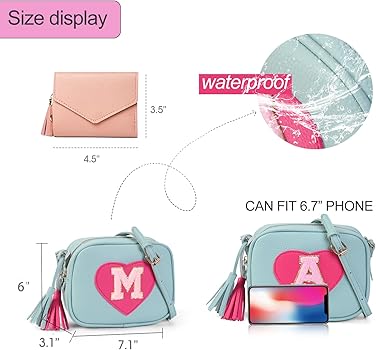 Amazon.com: PRLINJSK Little Girls Purse, Kids Heart Purse, Cute