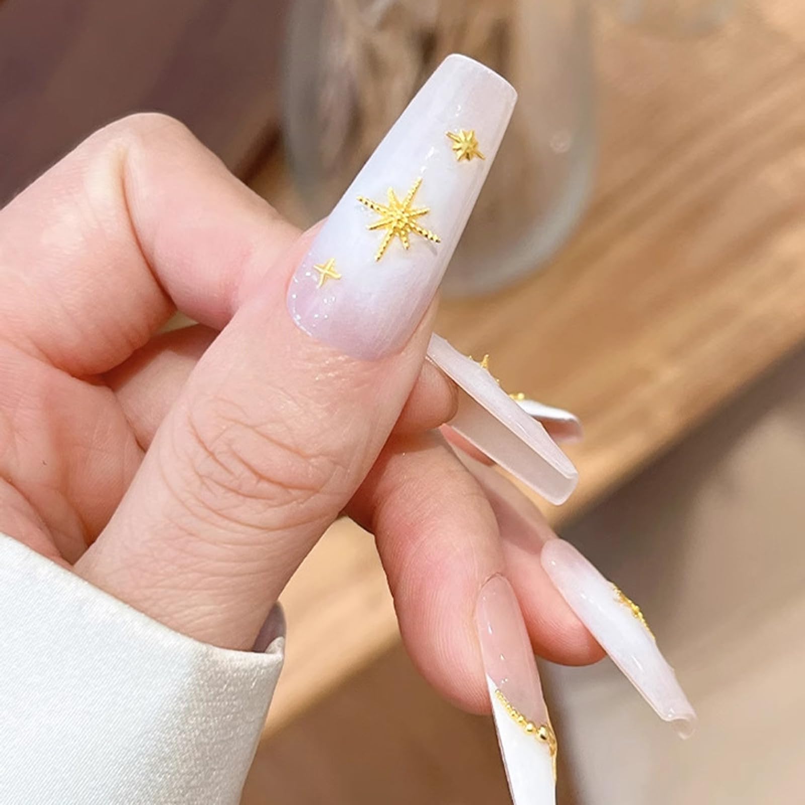 2500Pcs Gold Nail Charms - Image 4