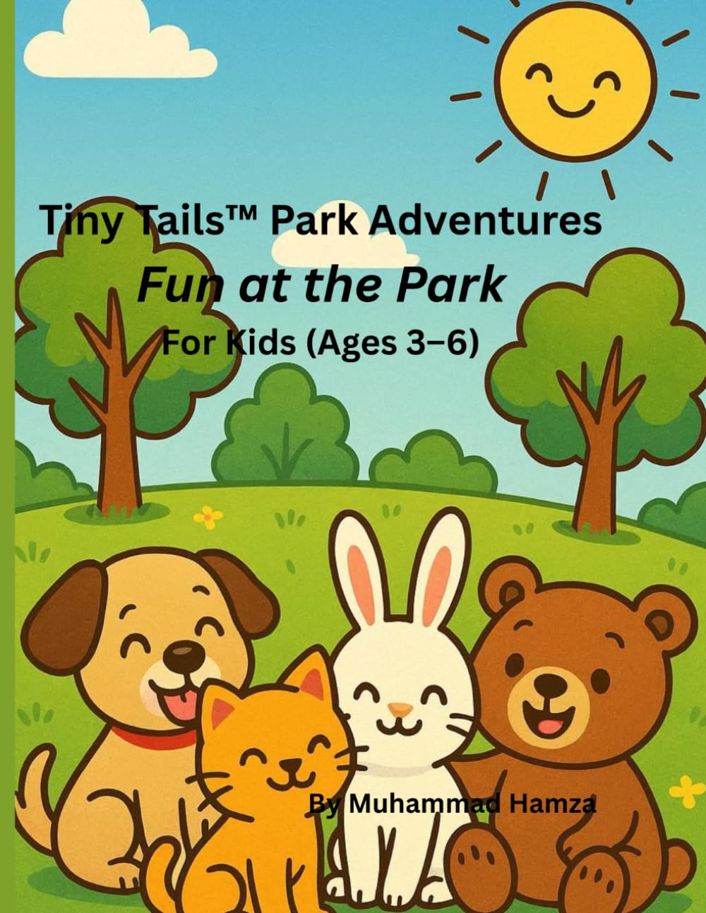 Fun at the Park: Cute Animal Friends to color for Kids (3-6) (Tiny Tails™ Park Adventures (Ages 3–6))