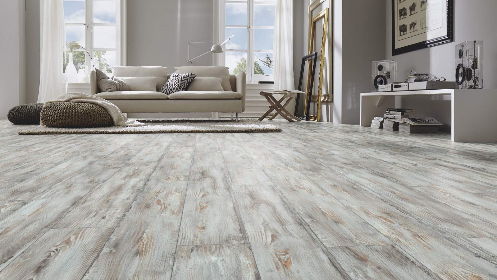 Pavimento Vintage Laminato AC5 12mm, Flottante, Rovere Shabby Berlino, Scatola 1,293 m²