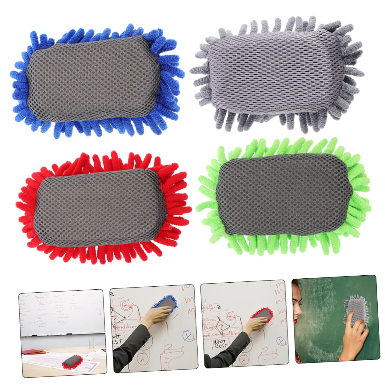 Gadpiparty 4 Sätze Radiergummi Fürs Klassenzimmer Whiteboard Wischwerkzeug Whiteboard Zubehör Bürozubehör Klassenzimmer Zubehör Unterrichtsbedarf Stifte Lehrergeschenk 4 Stück * 4
